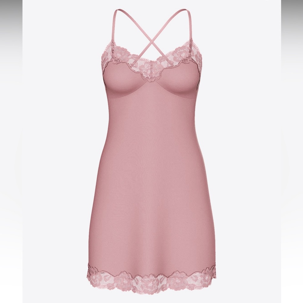 Victoria's Secret Blush Lace Chemise